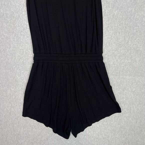 Vuori Black Ribbed Pocket Torrey Romper Size XS - Picture 7 of 8